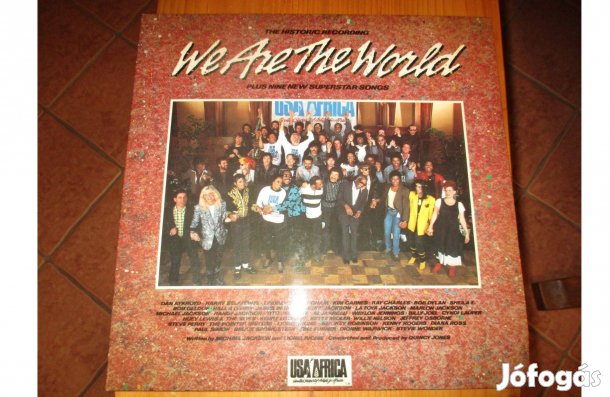 We are the world bakelit hanglemez eladó