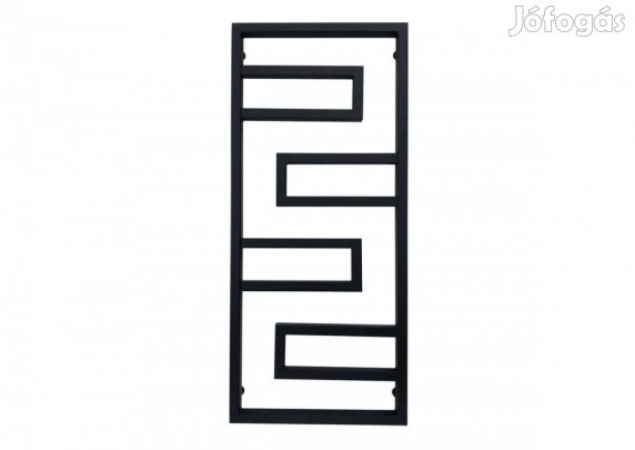 Weberg TORES Design Törölközőszárítós Radiátor 150x53 cm (Fekete)