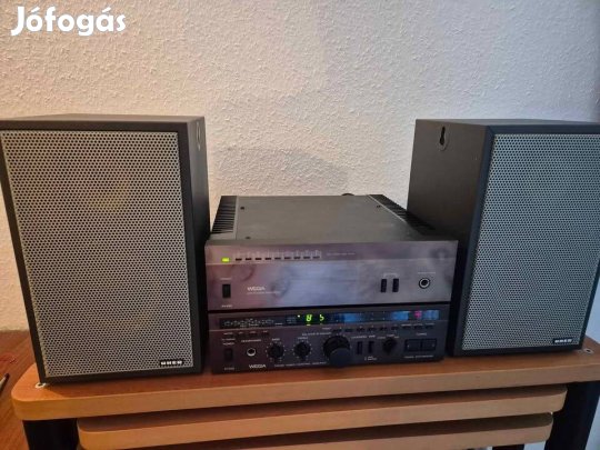 Wega PV400 végerősítő és CT400 előerősítő Uher hangszórókk.a