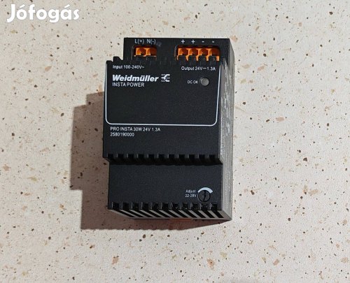 Weidmüller Power supply Pro Insta 30W 24V 1.3A tápegység