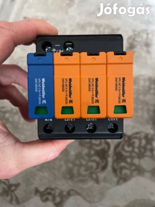 Weidmüller VPU AC II 3+1 R 300/50 túlfeszültség-levezető Új,