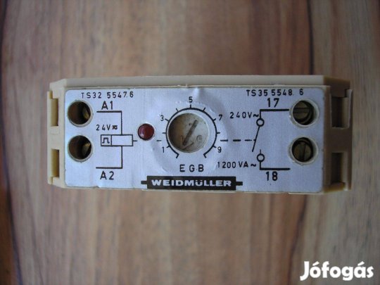 Weidmüller ütemadó relé , használt , működőképes