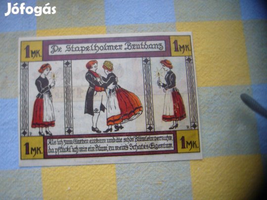 Weimar 50 Pfennig és 1 Mark hajtatlan aUNC "R"