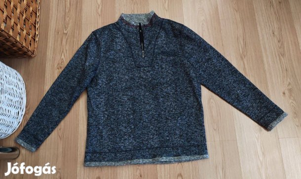 Weird Fish sportos minőségi puha férfi meleg pulcsi XL