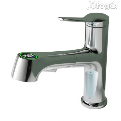 Welland FH-3127 kihúzható fejes mosdó csaptelep - vízhőfok kijelző (k