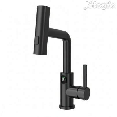 Welland FH-3281E mosogató csaptelep - többfunkciós fej - vízhőfok kij