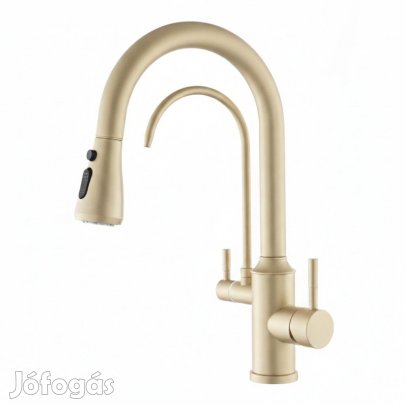 Welland Riva 3 utas / vízszűrős mosogató csaptelep - kihúzható zuhany