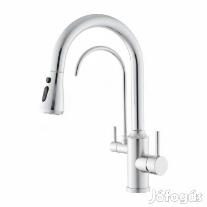 Welland Riva 3 utas / vízszűrős mosogató csaptelep - kihúzható zuhany