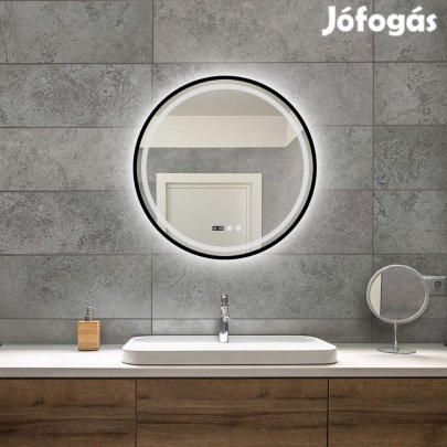 Welland Type-2F LED tükör - fényerő + színhőfok állítás + óra -  60