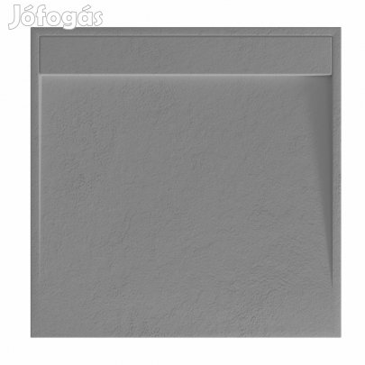 Welland kőhatású zuhanytálca rejtett lefolyóval - szifonnal 100 x 100