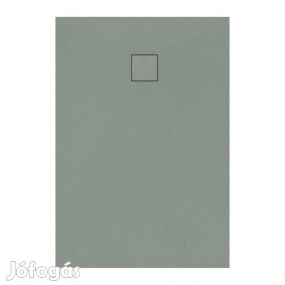 Welland kőhatású zuhanytálca szifonnal 80 x 120 cm - zöld (GT-12080SS