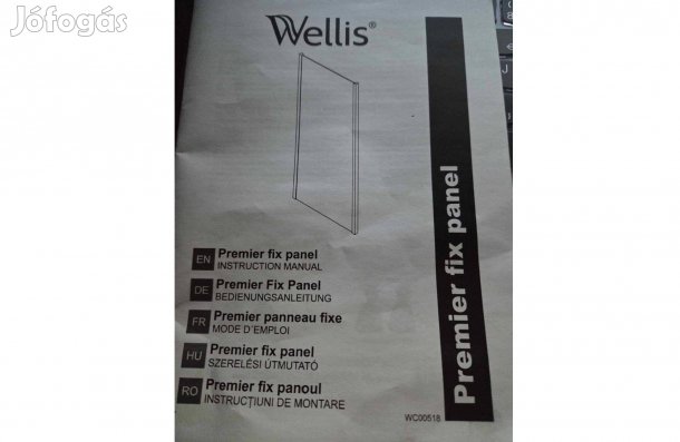 Wellis Premier kiegészítő oldalfal Premier zuhanyajtóhoz WC00518