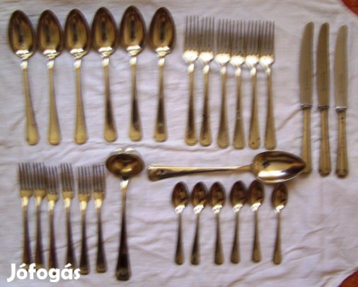 Wellner alpakka étkészlet -29 db