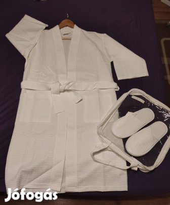 Wellness köntös papuccsal Új!