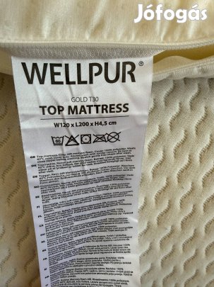 Wellpur prémium matrac 120x200 cm