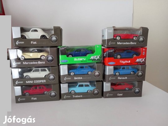 Welly autólegendák 11db