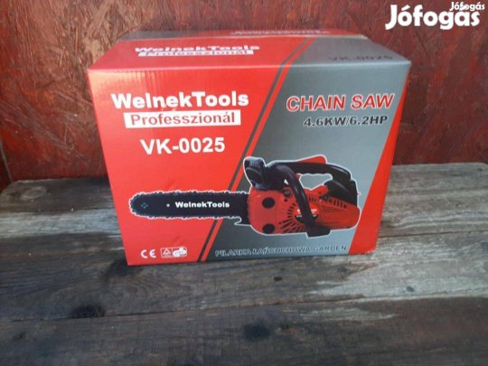 Welnek Tools Professzionál Benzines Láncfűrész VK-0025
