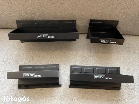 Welzh 4 részes Mágneses szerszámtartó polc készlet