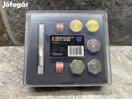 Welzh Menetjavító készlet olajleeresztő csavarhoz M13x1.25