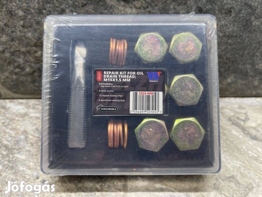Welzh Menetjavító készlet olajleeresztő csavarhoz M15x1.5