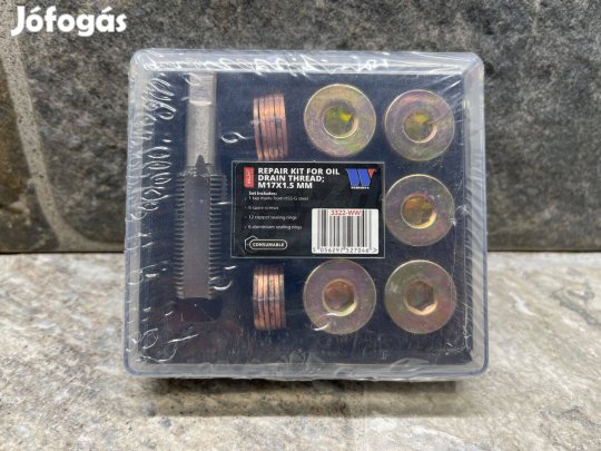 Welzh Menetjavító készlet olajleeresztő csavarhoz M17x1.5
