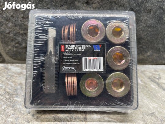 Welzh Menetjavító készlet olajleeresztő csavarhoz M20x1.5
