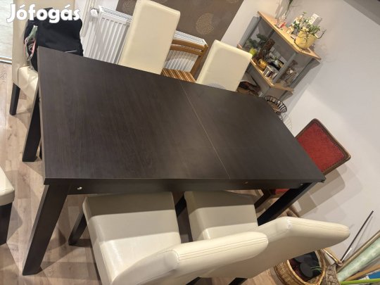 Wenge étkezöasztal 160(200)x80