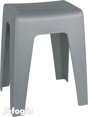 Wenko 22944100 Kumba fürdőszobai szék, polipropilén, szürke, 38 x 47 x