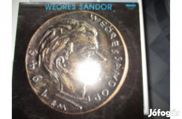 Weöres Sándor vers bakelit hanglemez eladó