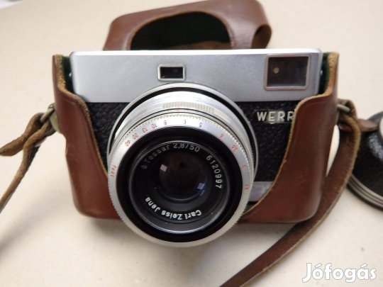 Werra Camera Retro Fényképezőgép Régi Carl Zeiss Jena 50 MM Objektiv