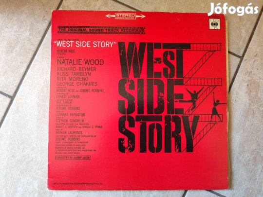 West Side Story- bakelit hanglemez remek állapotban Ex