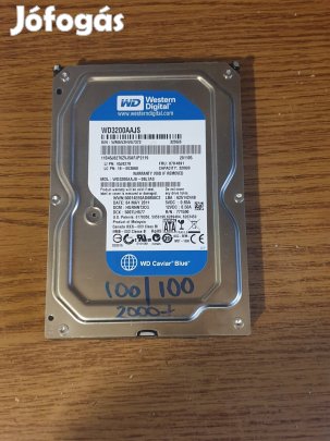 Western Digital 320GB asztali hdd Új. 100/100