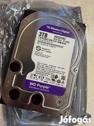 Western Digital 3TB HDD eladó! Új!