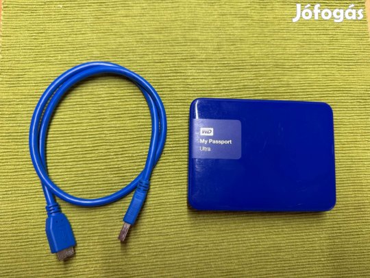 Western Digital My Passport Ultra - 2TB (Blue) - Hibátlan - 100% kondí