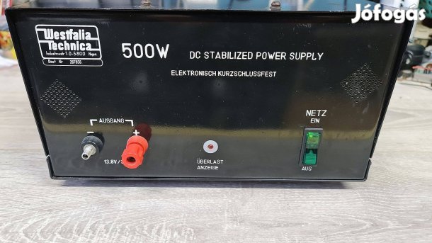 Westfalia Technica 1-d-5800 30A 13.8V 500W eladó