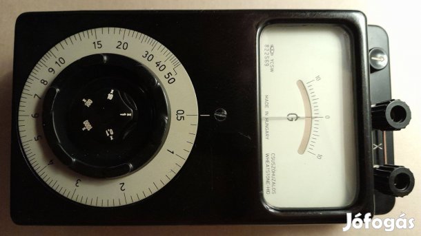 Wheatstone mérőhid, retro mérőműszer