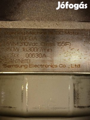 Whirlpool ecobubble 7kg inverter motor és vezérlő 