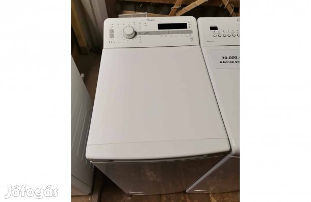 Whirlpool felültöltős mosógép 1200 centrifugával garanciával