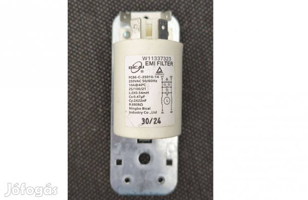 Whirlpool felültöltős mosógép zavarszűrő