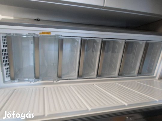 Whirlpool inox fagyasztószekrény No-Frost
