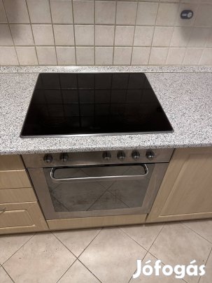 Whirlpool inox sütő+főzőlap+elszívó garanciával 