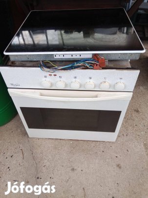 Whirpool beépithető sütő kerámia főzőlappal