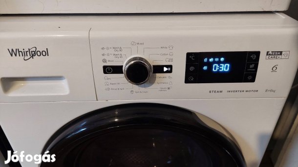Whirpool mosógép + szárítógép egyben A+++ Inverter