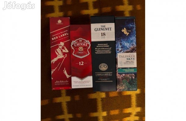 Whisky díszdobozok