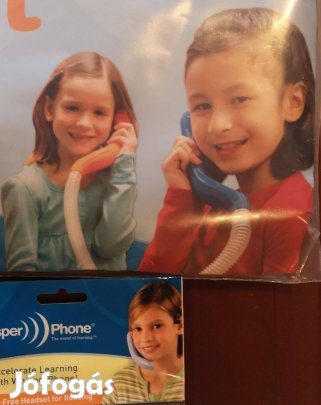 Whisperphone Duett + Junior suttogó fejhallgató Új bontatlan tanulásho