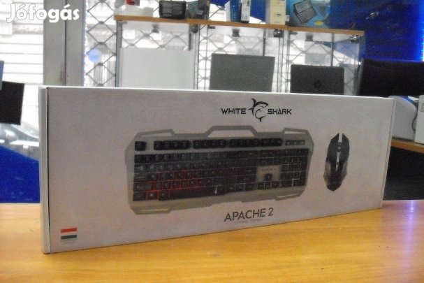 White Shark RGB billentyűzet+egér kombó! Akcióóó! Új dobozos!!!