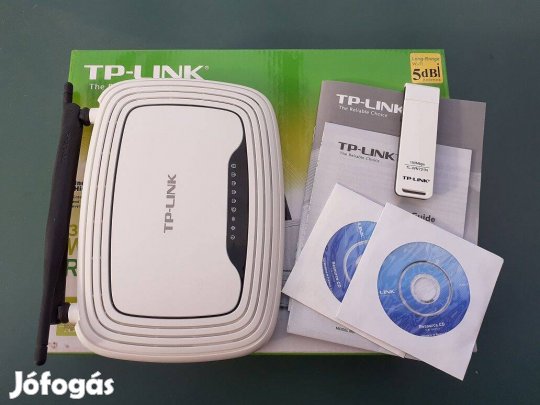 WiFi router és USB WiFi adapter / TP-Link