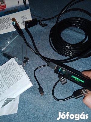 WiFi-s endoszkópkamera, szonda 8 mm, hossz: 10 m, Basetech BSK-2100