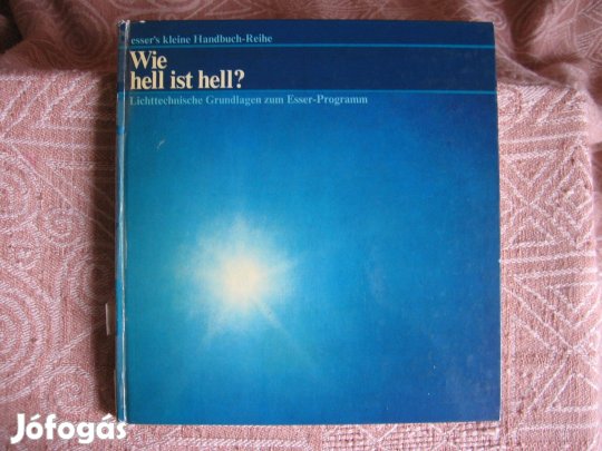 Wie hell ist hell? német nyelvű, könyv