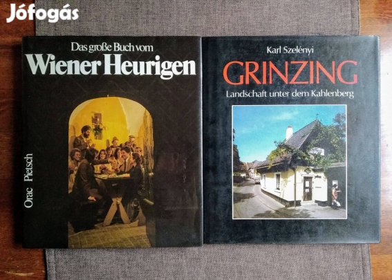Wiener Heurigen Grinzing K.Szelényi Bécs Albumok Utikönyvek Térképek